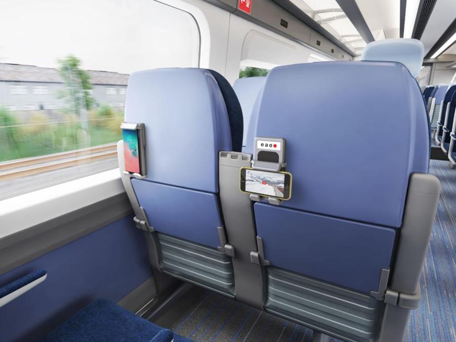 EAO Passagiersinterface. Opladen. Verbinden. Communiceren.