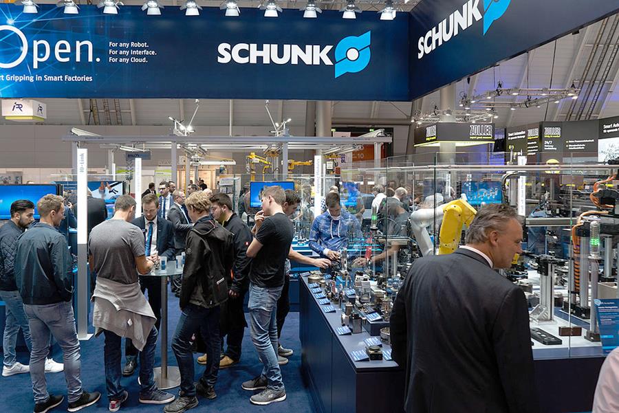 Schunk présente son vaste portefeuille de pinces