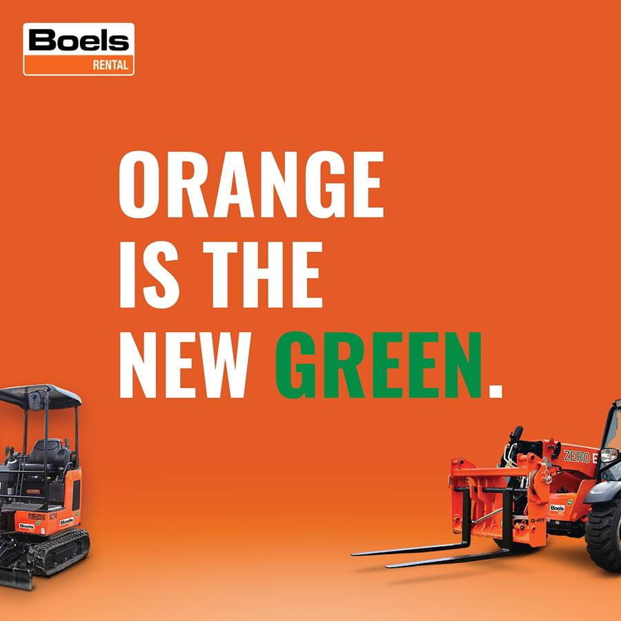 Tournée 'Orange Is The New Green' de Boels Rental