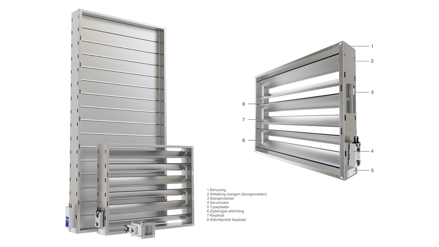 Een veilige rook- en warmteafvoer dankzij de EK-JS van TROX