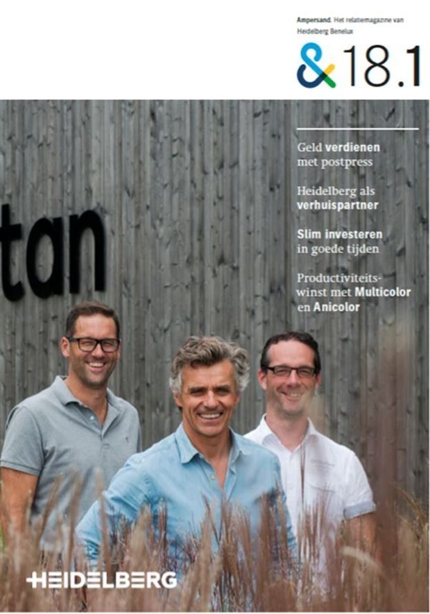 Ampersand 18.1, het relatiemagazine van Heidelberg Benelux is uit.