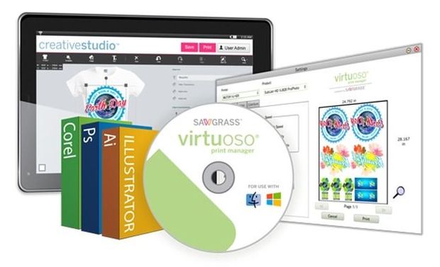 Sawgrass lance de passionnantes nouvelles mises à niveau de Virtuoso Print Manager et CreativeStudio