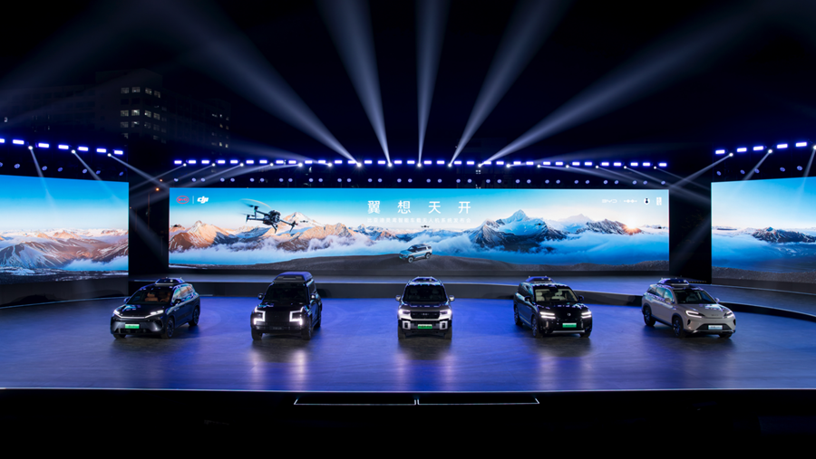 BYD en DJI lanceren 's werelds eerste geïntegreerde dronesysteem voor auto’s
