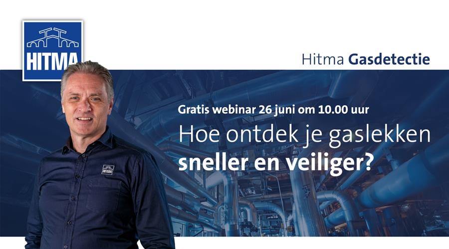 Gratis webinar: Detecteer gaslekken veilig en tot 10 keer sneller met portable ultrasone gaslekdetector